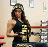 Limited Edition Anniversary - Ladies Racer Back Tune Out Hoodie - Black/Gold