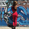 Ladies' DSDNT Aria Leggings - Red