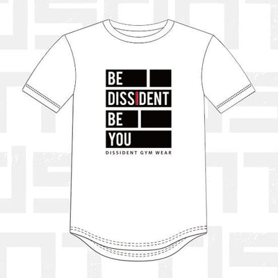 Performance Tee - Be Dissident. Be You! - White