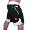 Never Quit. Never Give Up. Training Compression Shorts - Black/White