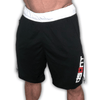 Never Quit. Never Give Up. Training Compression Shorts - Black/White