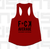 Ladies' Tank - F*CK AVERAGE - Red