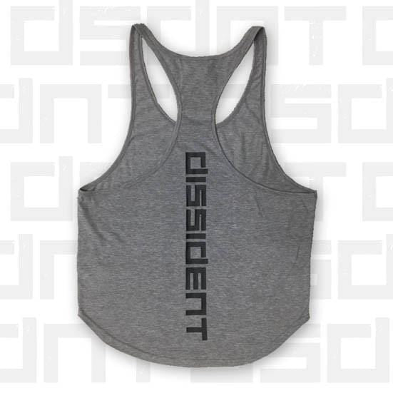 DSDNT Never Quit. Never Give Up Grey Stringer