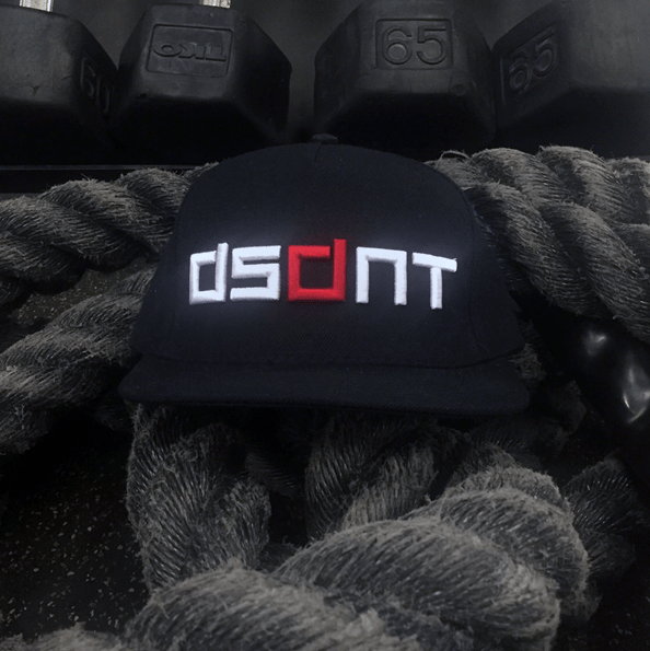 DSDNT Black Flat Bill Hat