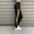 Limited Edition Anniversary - Contour Push-Up Leggings - Black/Gold
