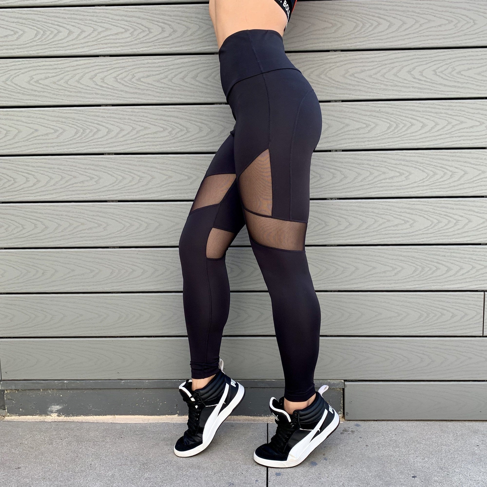 パンツ AREA 'High Wasted Star Stud' leggings Black 26867967_56904194_600.jpg