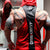 Razor Back Tune Out Sleeveless Hoodie - Red