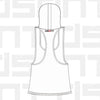 Ladies' Sleeveless Tune Out Hoodie White