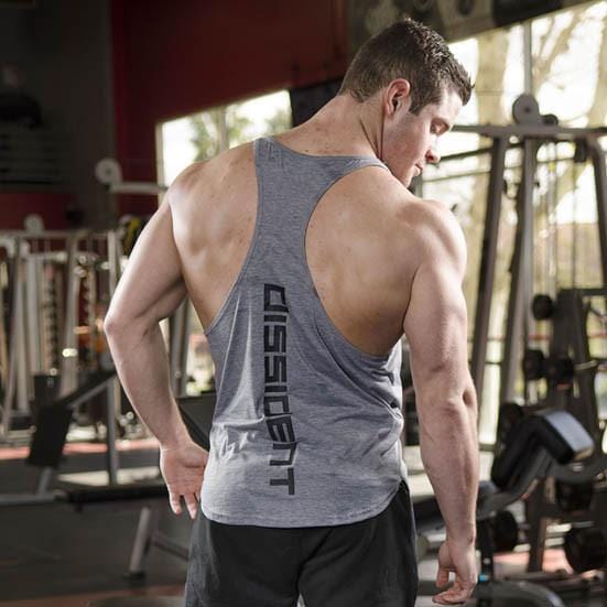 DSDNT Never Quit. Never Give Up Grey Stringer