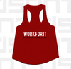 Ladies' Tank - Work For It - Red