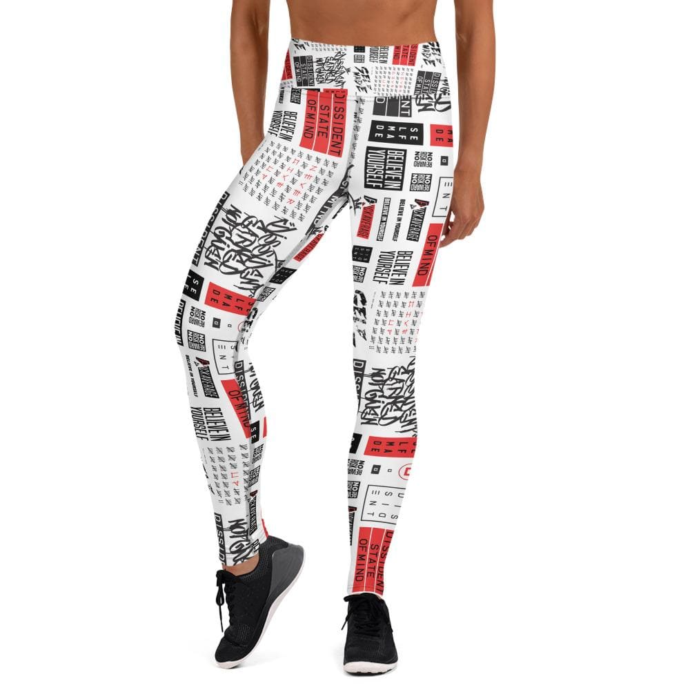 Self Made Leggings White