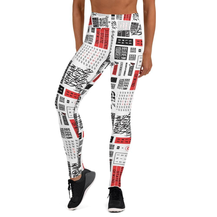 Self Made Leggings White