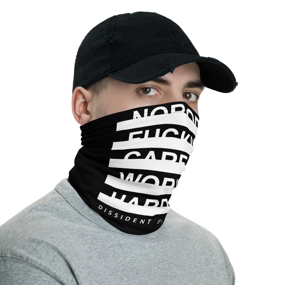 Nobody F*cking Cares work Harder Face Mask