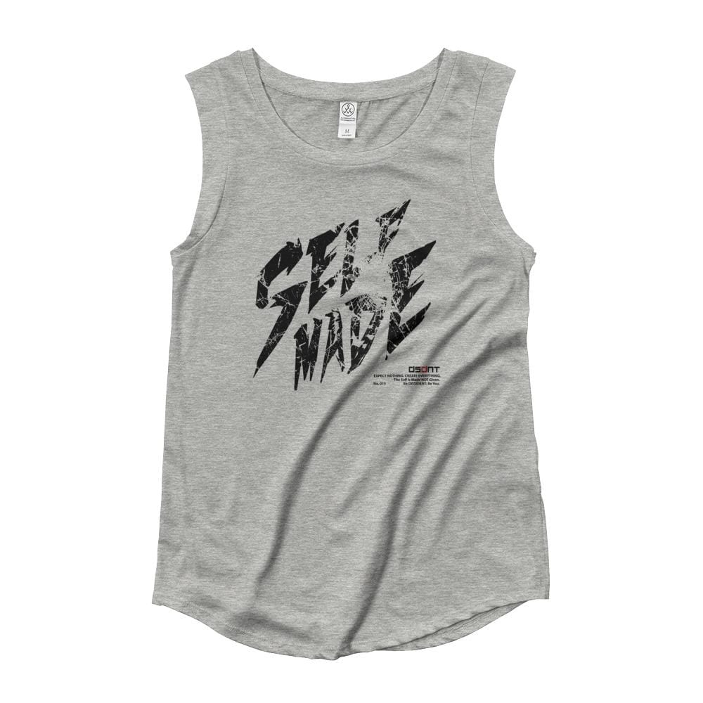 Self Made - Ladies’ Muscle Tee Grey