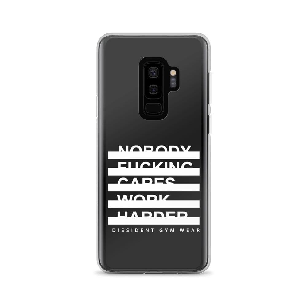 Nobody F*cking Cares Work Harder Samsung Case
