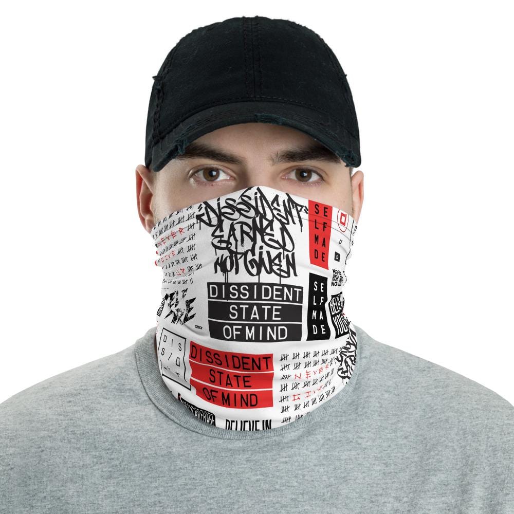 Self Made Print Mask White