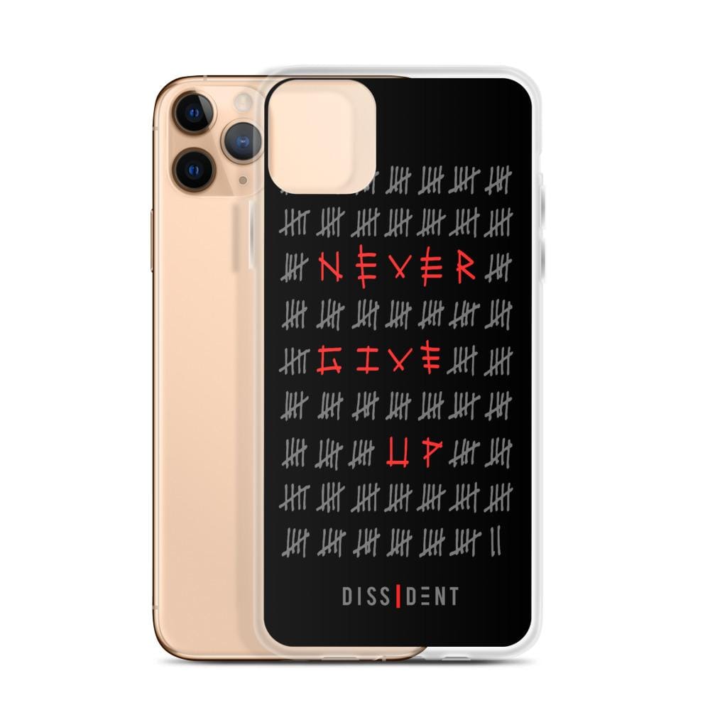 Never Give Up iPhone Case