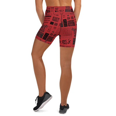 Self Made Shorts Red