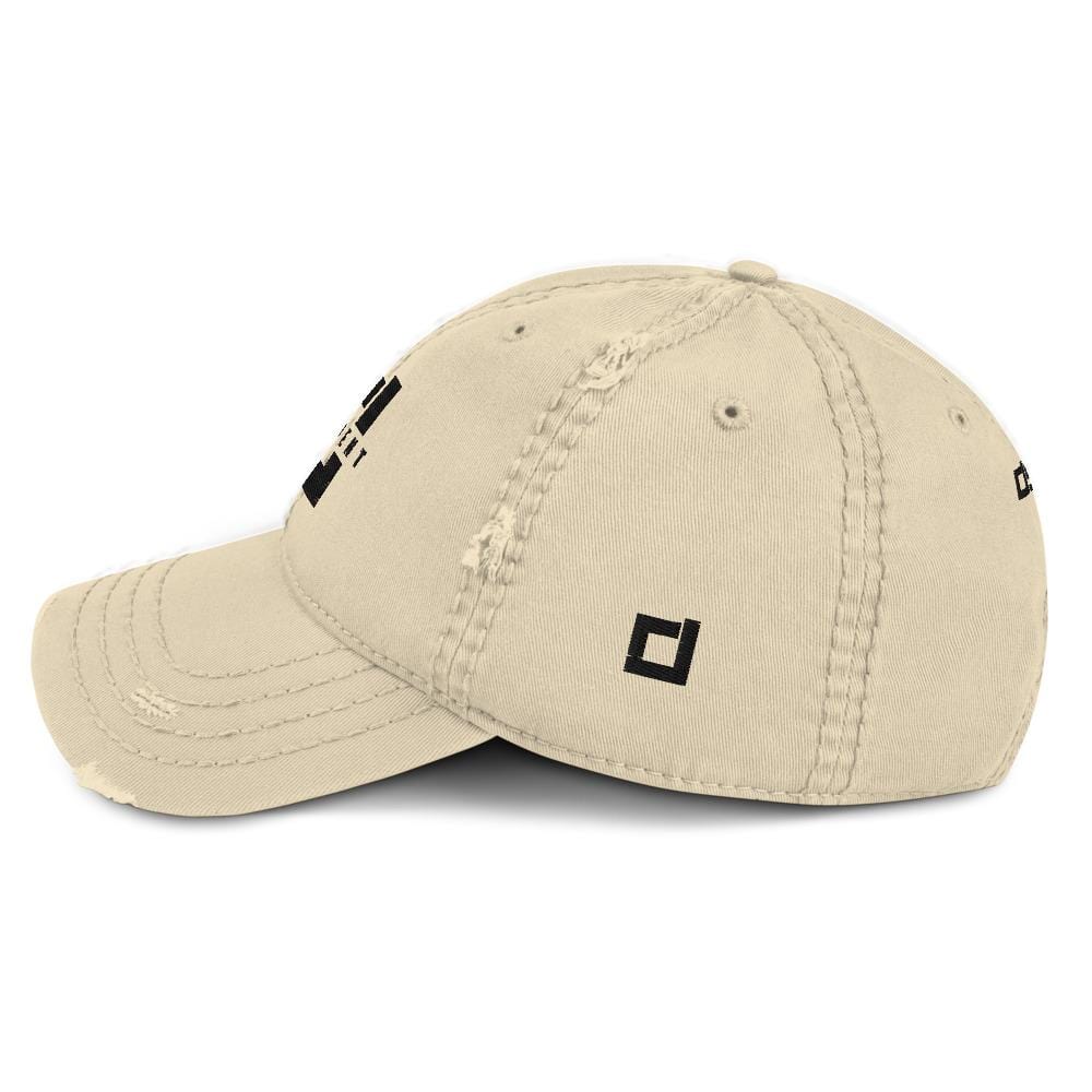 DSDNT Distressed Low Profile Hat Khaki