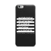 Nobody F#cking Cares Work Harder iPhone Case