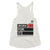 Ladies Work For It Racer back Tank White