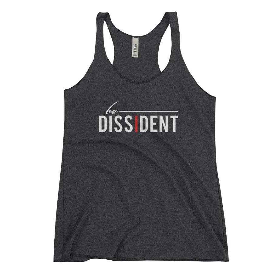 Be Dissident Racerback Tank Black
