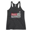 Ladies Trust The Process Racer back Tank Black