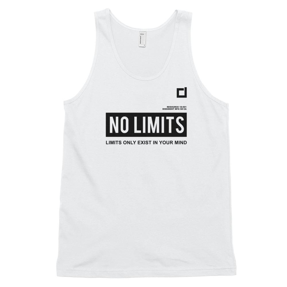 Men's No Limits Classic Tank Top White