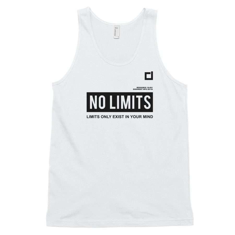 Men's No Limits Classic Tank Top White
