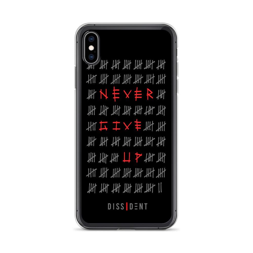 Never Give Up iPhone Case