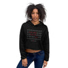 Never Give Up Crop Hoodie