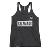 Ladies Self Made Racer back Tank Black