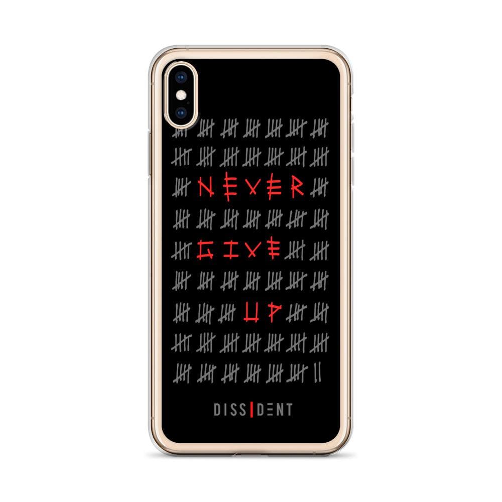 Never Give Up iPhone Case
