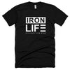 IRON LIFE Short sleeve black t-shirt