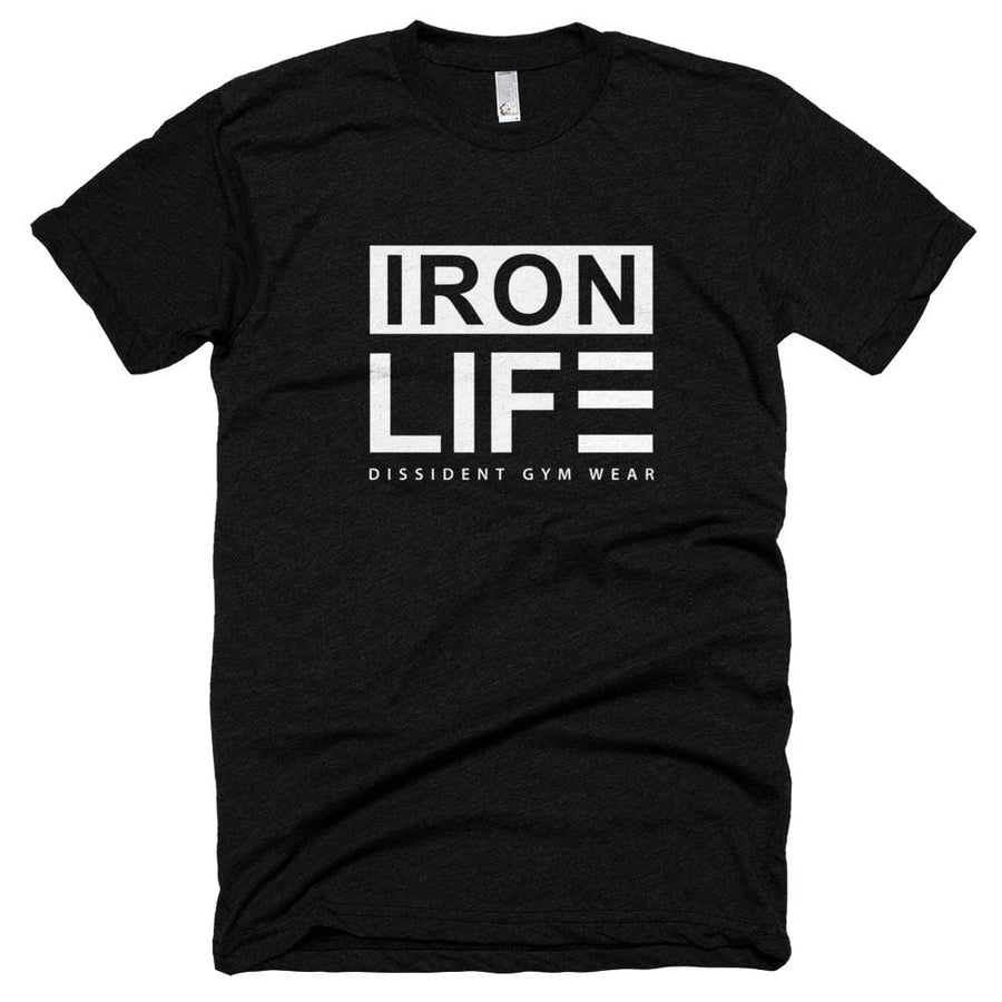 IRON LIFE Short sleeve black t-shirt