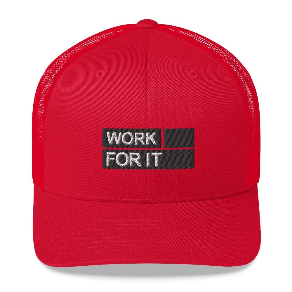 Work For It Hat - RED