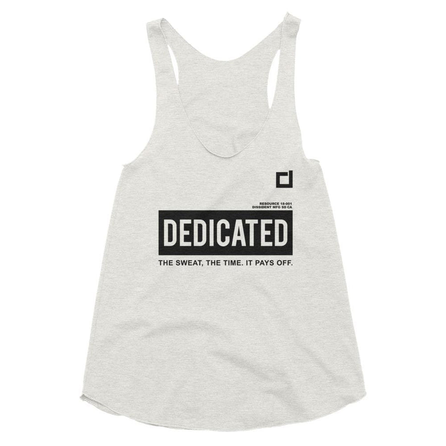 Dedicated Tri-Blend Racerback Ladies Tank