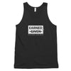 Men's Earned Classic Tank Top Black