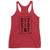 DIS-SID-ENT Racerback Tank Red
