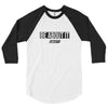 Be About It 3/4 sleeve raglan shirt