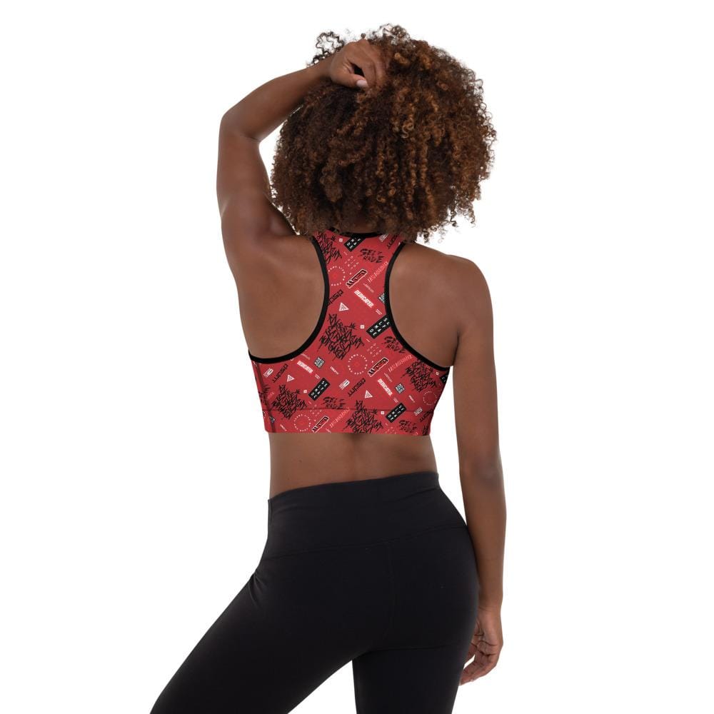 Zypher Sports Bra Red