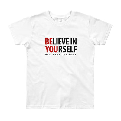 Believe in Yourself Youth Short Sleeve T-Shirt 8-12