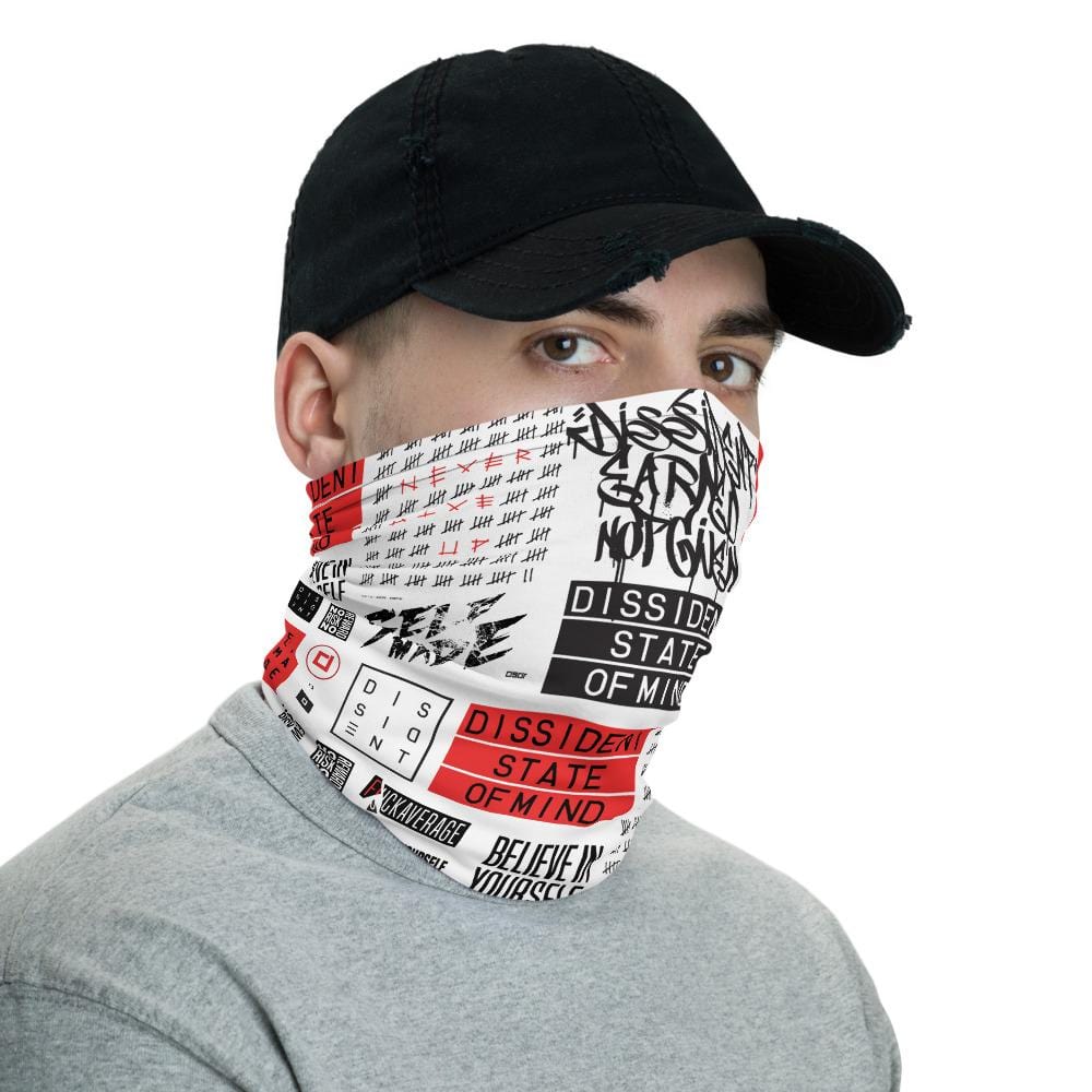 Self Made Print Mask White