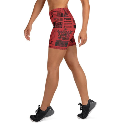 Self Made Shorts Red
