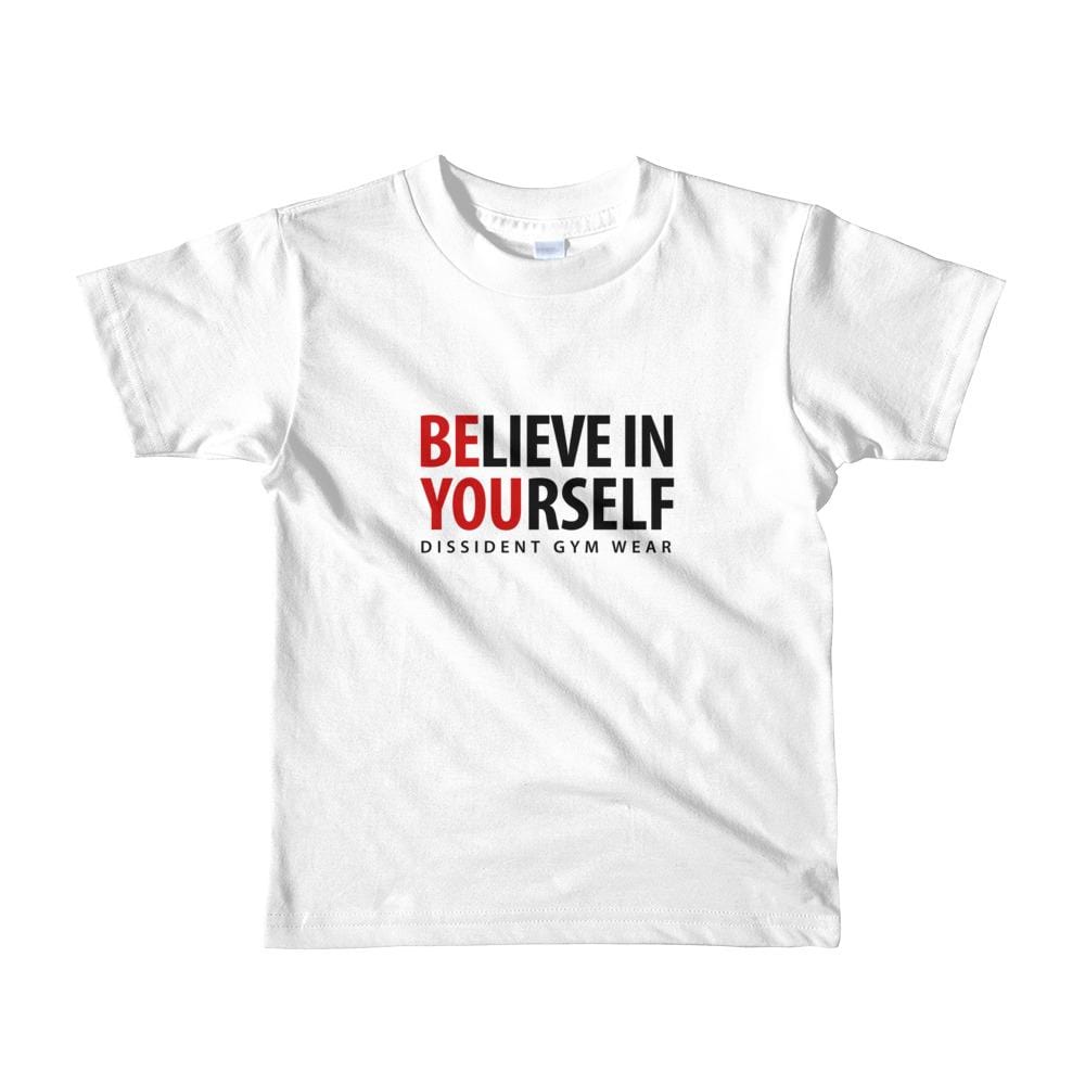 Believe In Yourself Short sleeve kids t-shirt 2-4