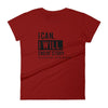 Women's short sleeve t-shirt - I CAN. I WILL.