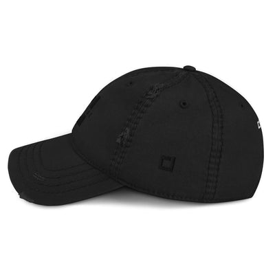 DSDNT Distressed Low Profile Hat Black