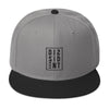 Dissident Snapback Hat Grey/Black