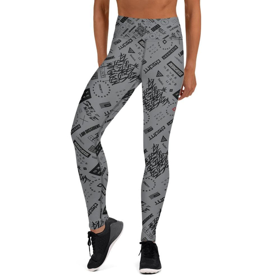 Zypher High Waist Leggings - Grey
