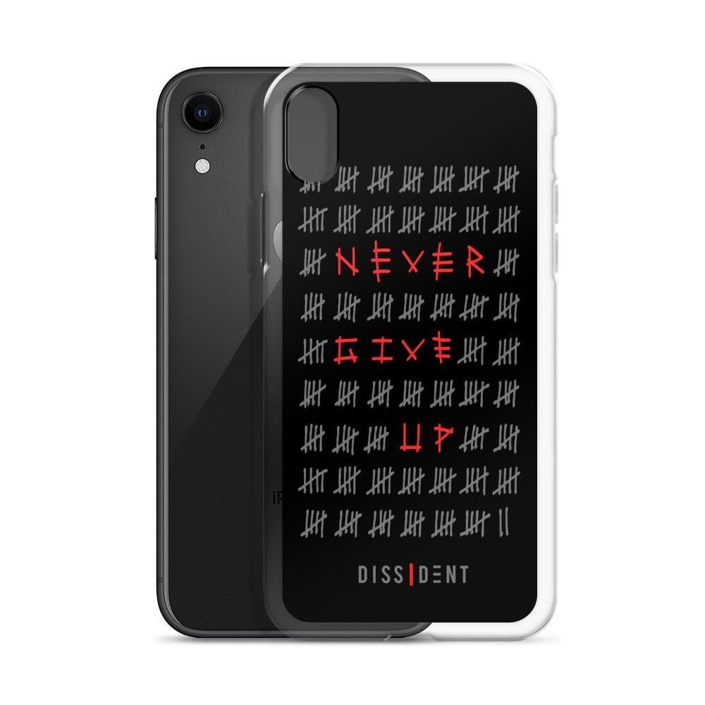 Never Give Up iPhone Case